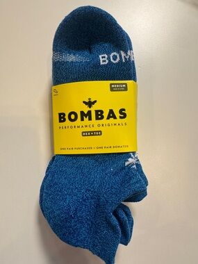 Bombas NWT Hex-Tec 3PR Unisex SZ: Medium Color:Blue